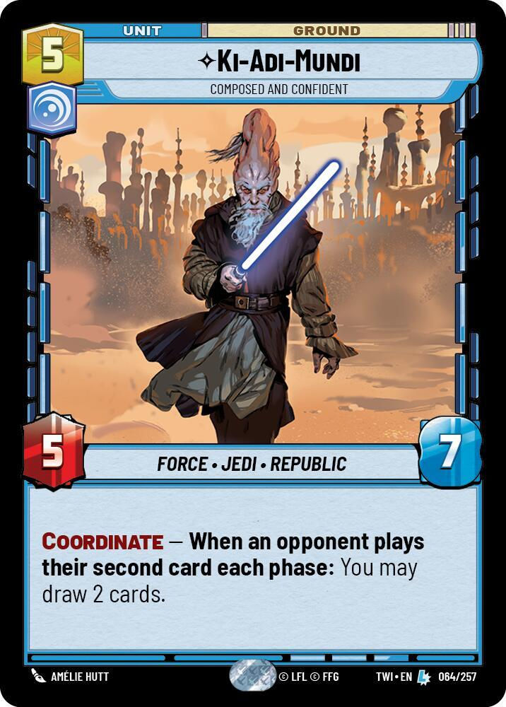 Ki-Adi-Mundi - Composed and Confident (TWI) (064/257) / Foil