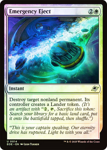 Emergency Eject (EOE) (14) / Foil