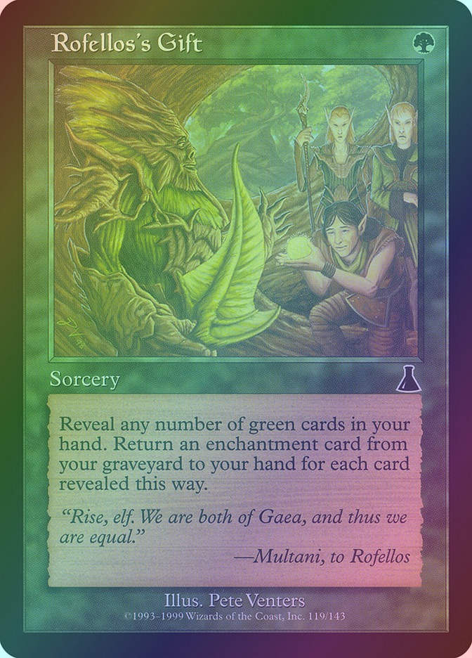 Rofellos's Gift (UDS) (119) / Foil