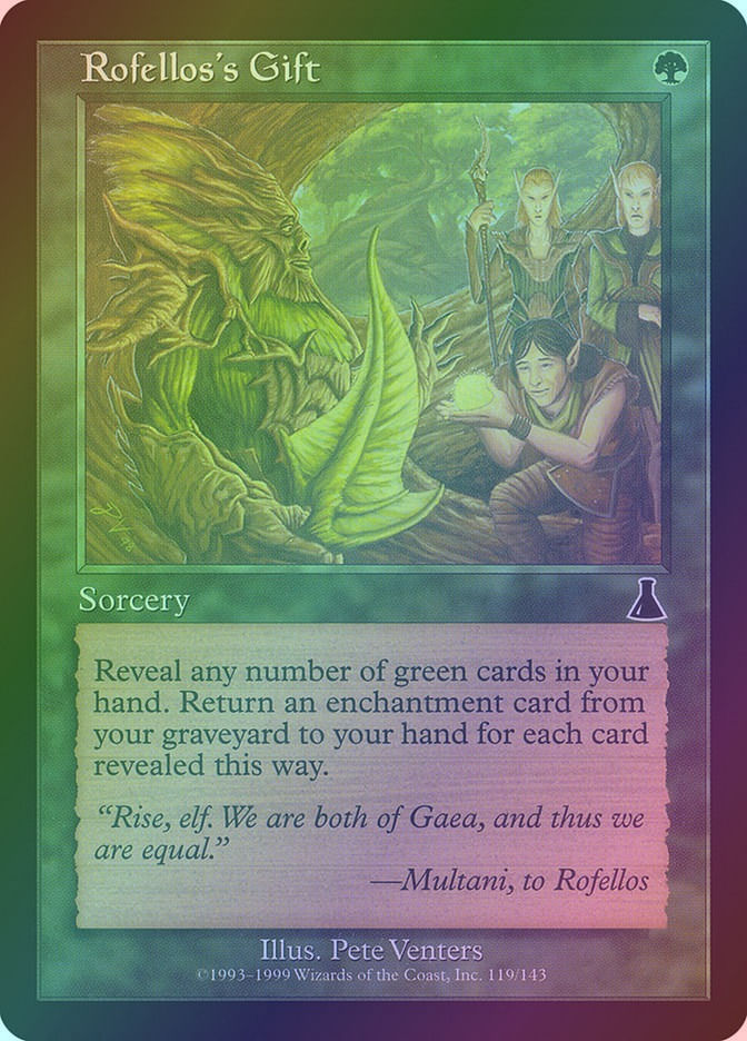 Rofellos's Gift (UDS) (119) / Foil