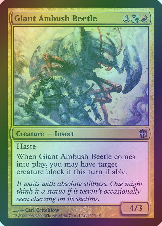 Giant Ambush Beetle (ARB) (137) / Foil