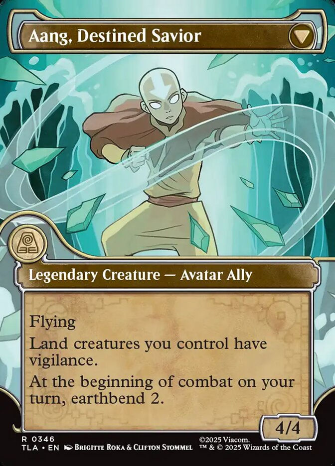 Aang, at the Crossroads // Aang, Destined Savior (TLA) (346) / Showcase — cara 2 de 2