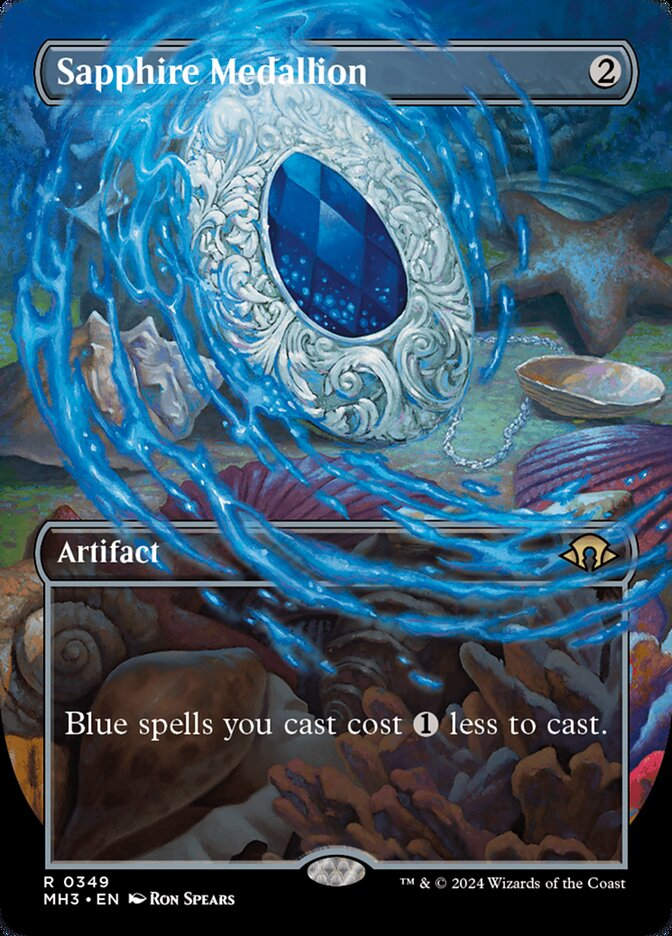 Sapphire Medallion (MH3) (349) / Borderless