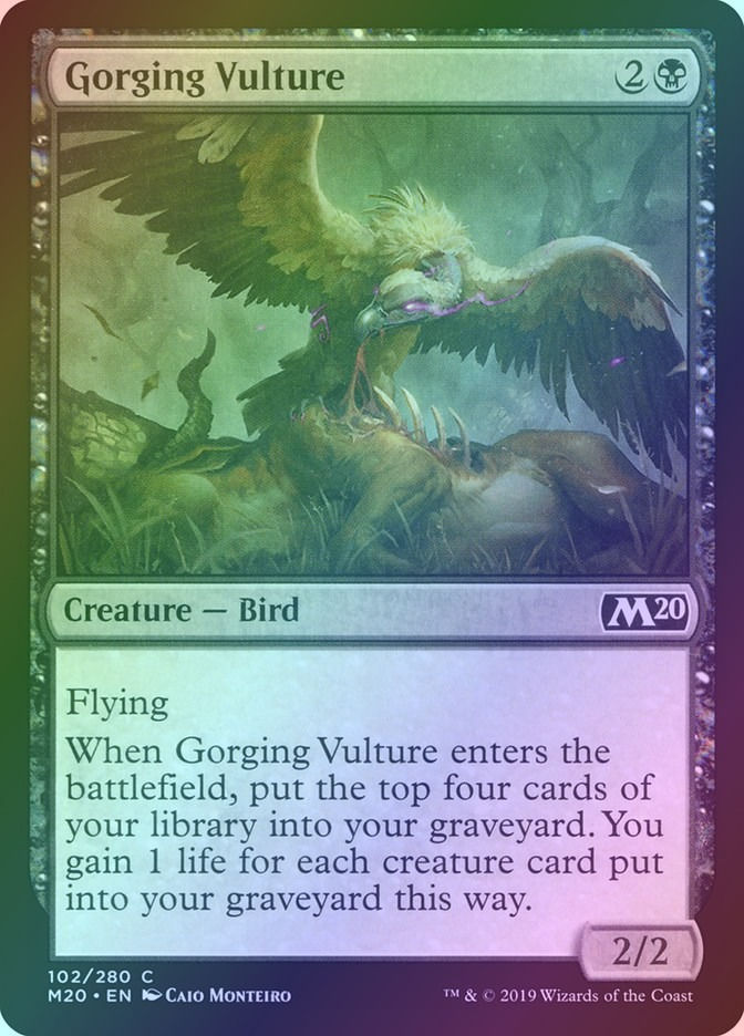 Gorging Vulture (M20) (102) / Foil