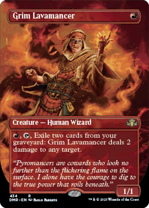 Grim Lavamancer (DMR) / Borderless