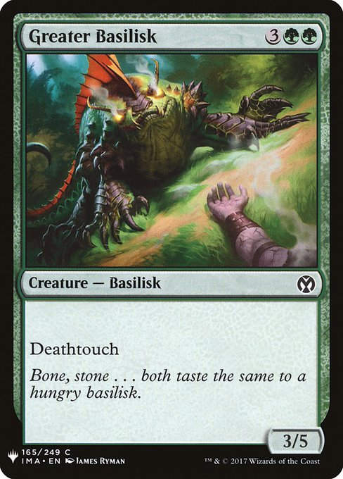 Greater Basilisk (PLST) (IMA-165)