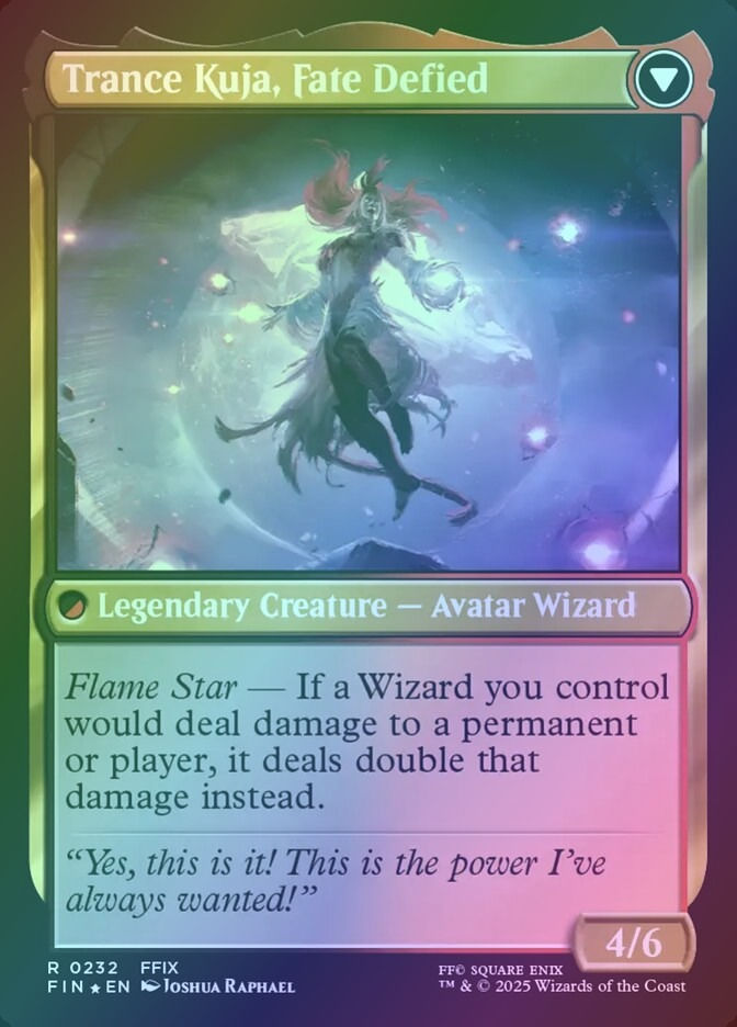 Kuja, Genome Sorcerer // Trance Kuja, Fate Defied (PFIN) (232s) / Foil — cara 2 de 2