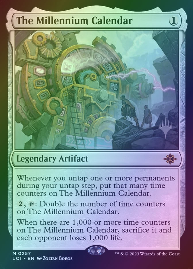 The Millennium Calendar (PLCI) (257p) / Foil