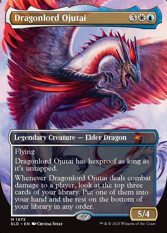 Dragonlord Ojutai // Dragonlord Ojutai (SLD) (1973) / Borderless