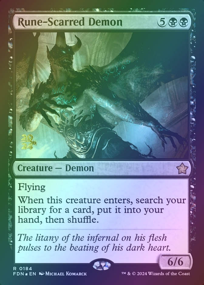 Rune-Scarred Demon (PFDN) (184s) / Foil
