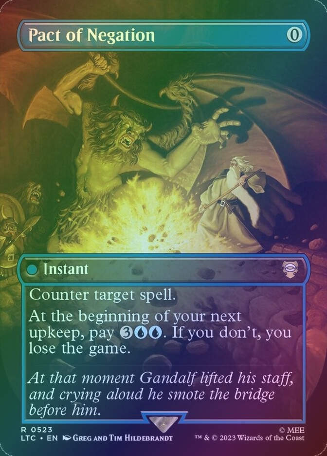 Pact of Negation (LTC) (523) / Borderless / Foil