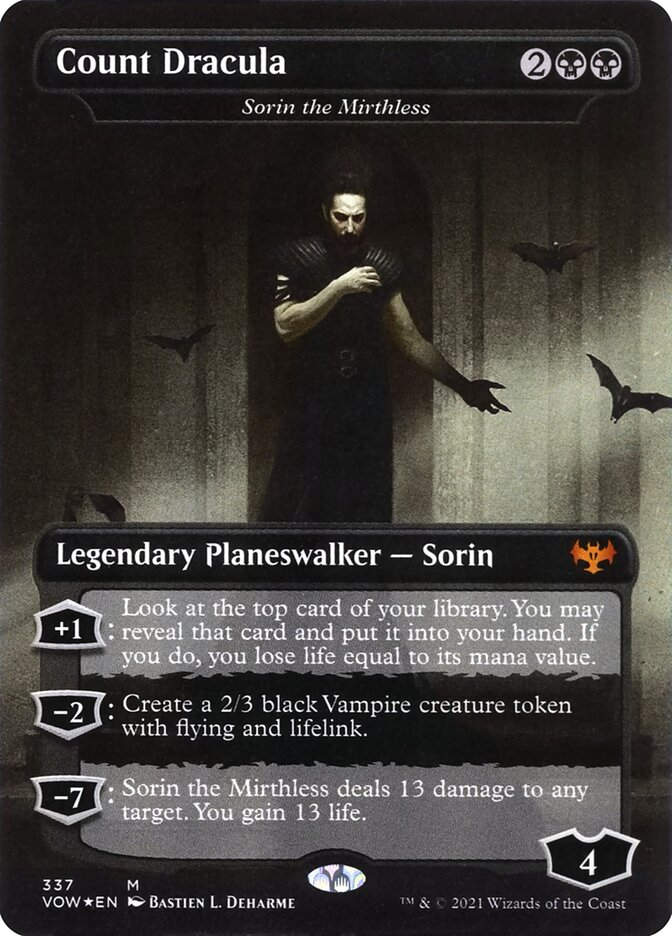 Sorin the Mirthless (VOW) (337) / Borderless