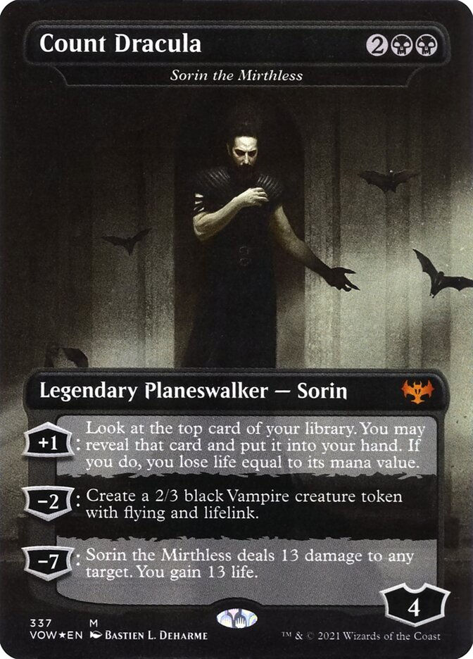 Sorin the Mirthless (VOW) (337) / Borderless