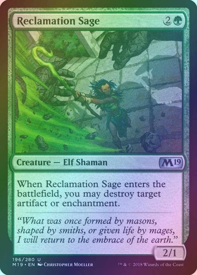 Reclamation Sage (M19) (196) / Foil