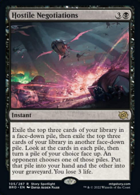 Hostile Negotiations (BRO)