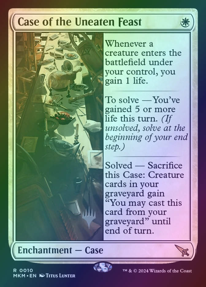 Case of the Uneaten Feast (PMKM) (10p) / Foil