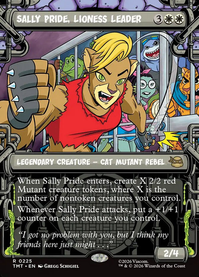 Sally Pride, Lioness Leader (TMT) (225) / Borderless / Showcase