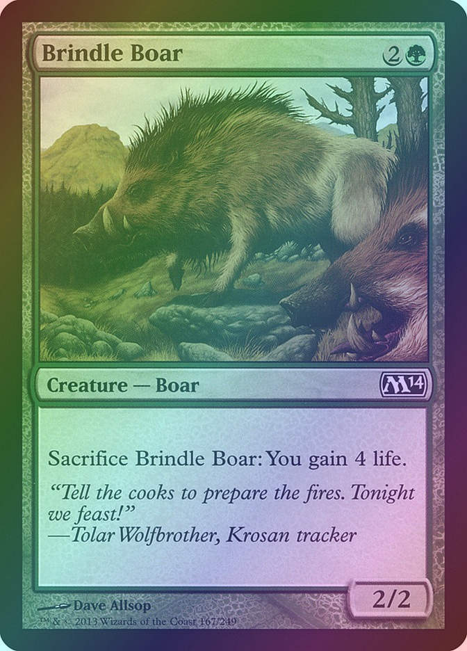 Brindle Boar (M14) (167) / Foil