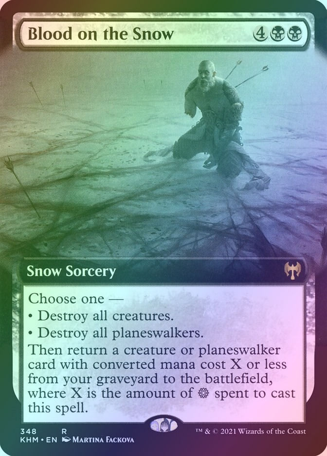 Blood on the Snow (KHM) (348) / Extended Art / Foil