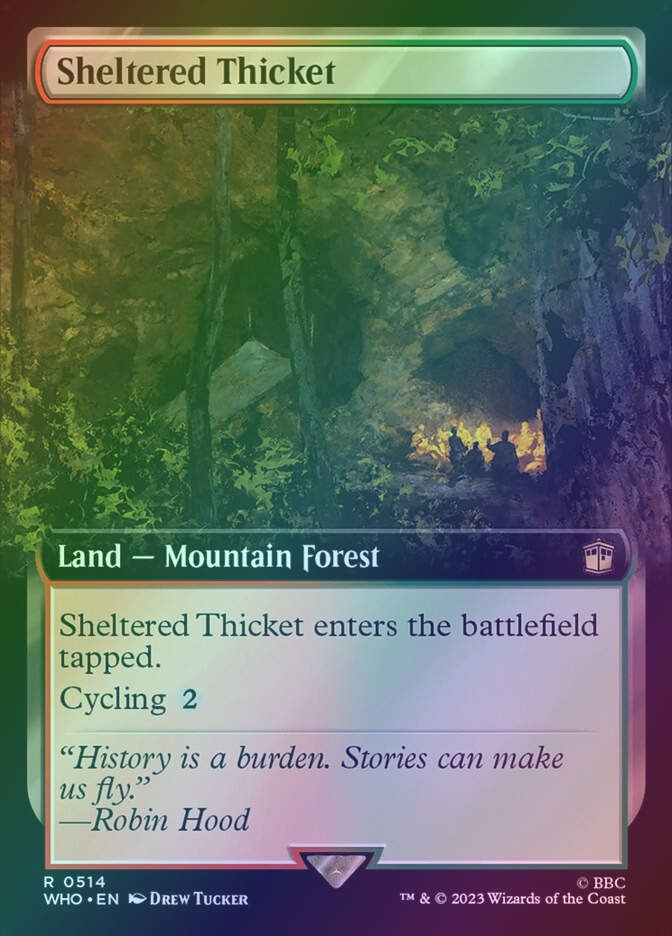 Sheltered Thicket (WHO) (514) / Extended Art / Foil