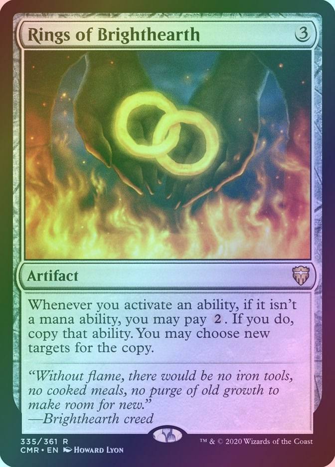 Rings of Brighthearth (CMR) (335) / Foil