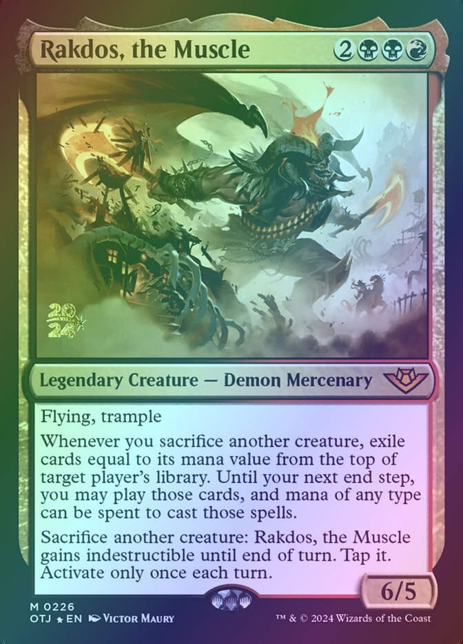 Rakdos, the Muscle (POTJ) (226s) / Foil