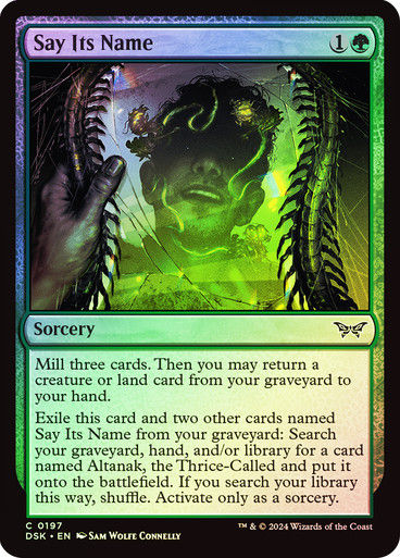 Say Its Name (DSK) (197) / Foil
