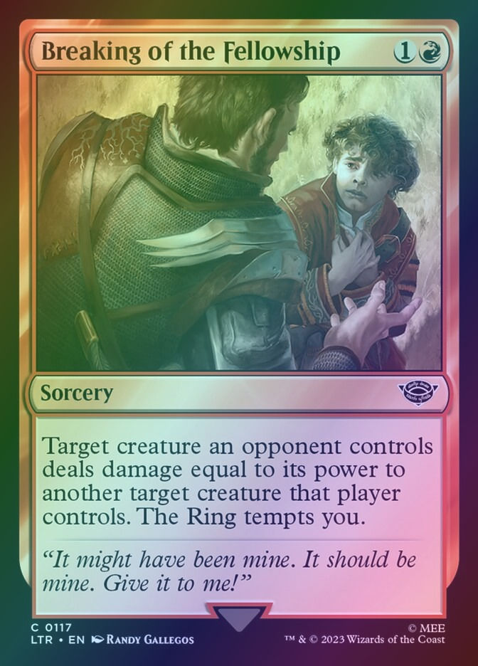 Breaking of the Fellowship (LTR) (117) / Foil