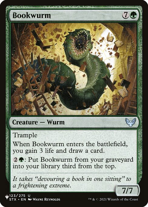 Bookwurm (PLST) (STX-123)