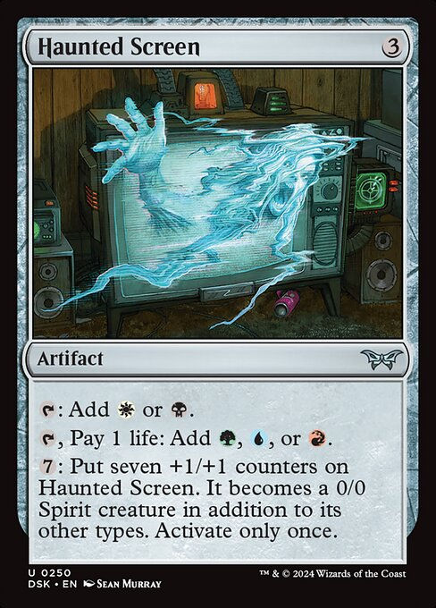 Haunted Screen (DSK) (250)