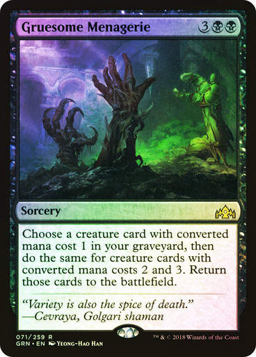 Gruesome Menagerie (GRN) (71) / Foil