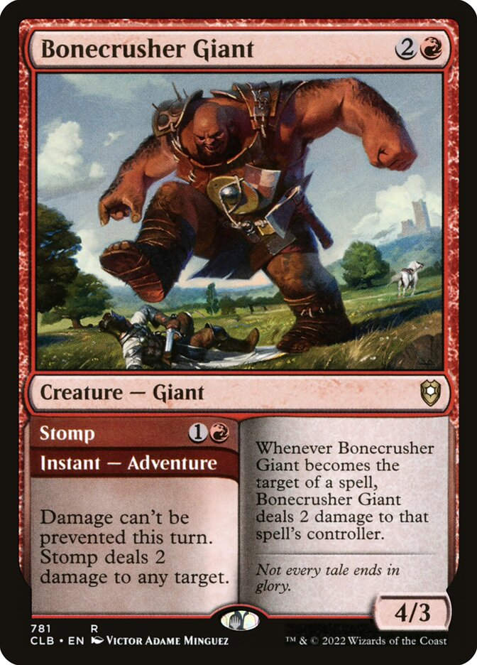 Bonecrusher Giant // Stomp (CLB) (781)