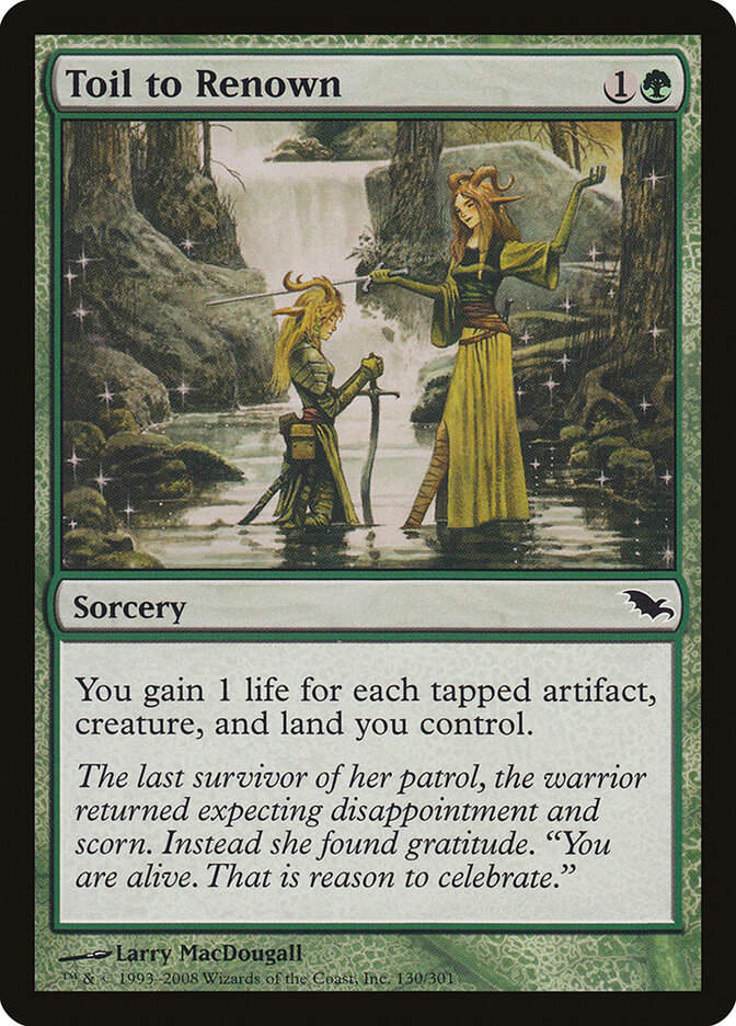 Toil to Renown (SHM) (130)
