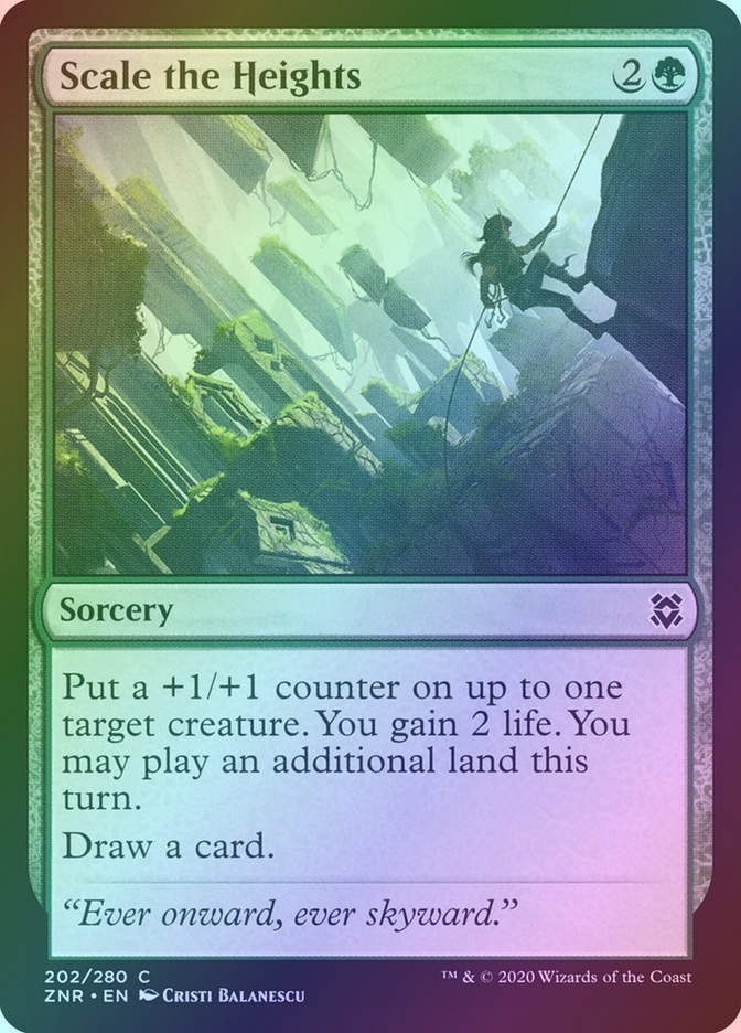 Scale the Heights (ZNR) (202) / Foil