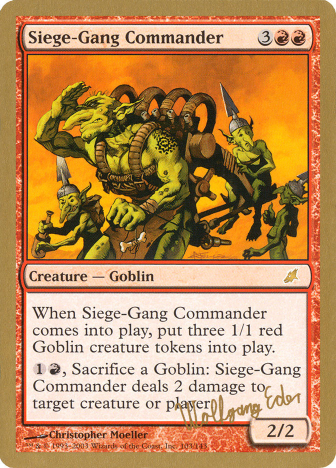 Siege-Gang Commander (WC03) (we103)