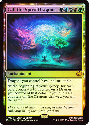 Call the Spirit Dragons (TDM) (174) / Foil