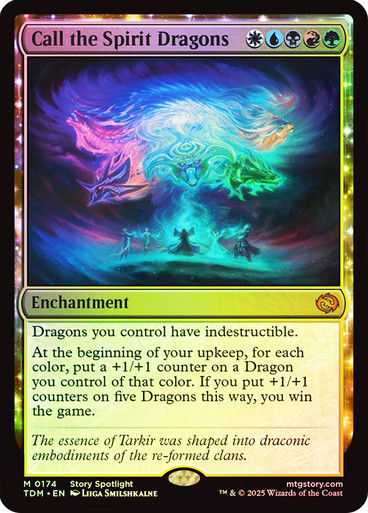 Call the Spirit Dragons (TDM) (174) / Foil