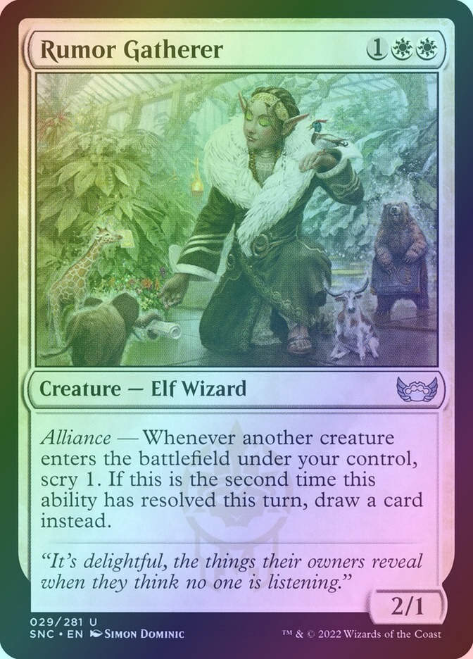 Rumor Gatherer (SNC) (29) / Foil