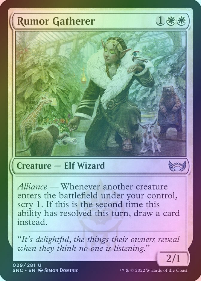 Rumor Gatherer (SNC) (29) / Foil