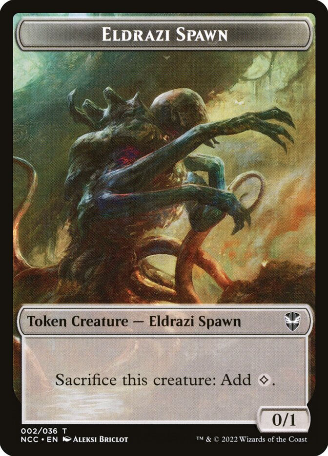 Eldrazi Spawn // Human (TNCC) (2 // 7) — cara 1 de 2