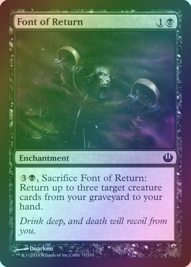 Font of Return (JOU) (71) / Foil