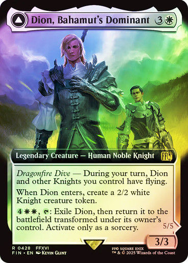 Dion, Bahamut's Dominant //(FIN) (428) / Extended Art / Foil
