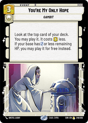 You're My Only Hope (SOR_#246/252)