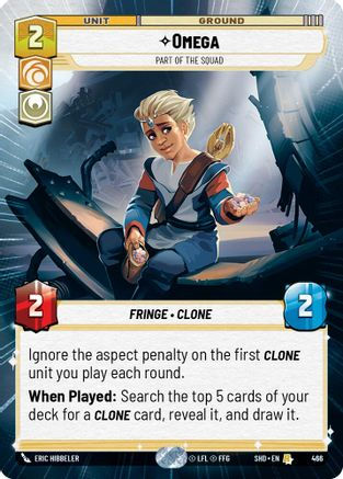 Omega - Part of the Squad (Hyperspace) (SHD_#466) / Foil