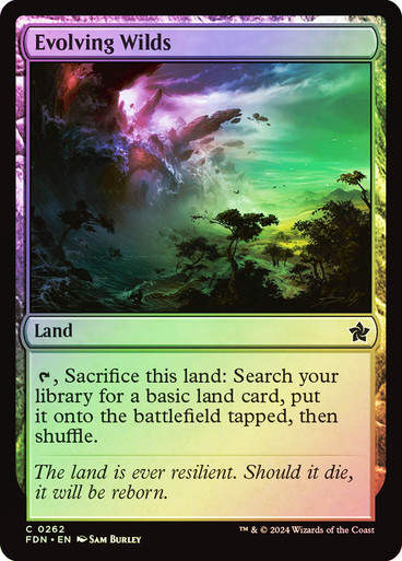Evolving Wilds (FDN) (262) / Foil