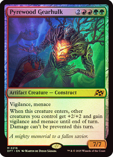 Pyrewood Gearhulk (DFT) (216) / Foil