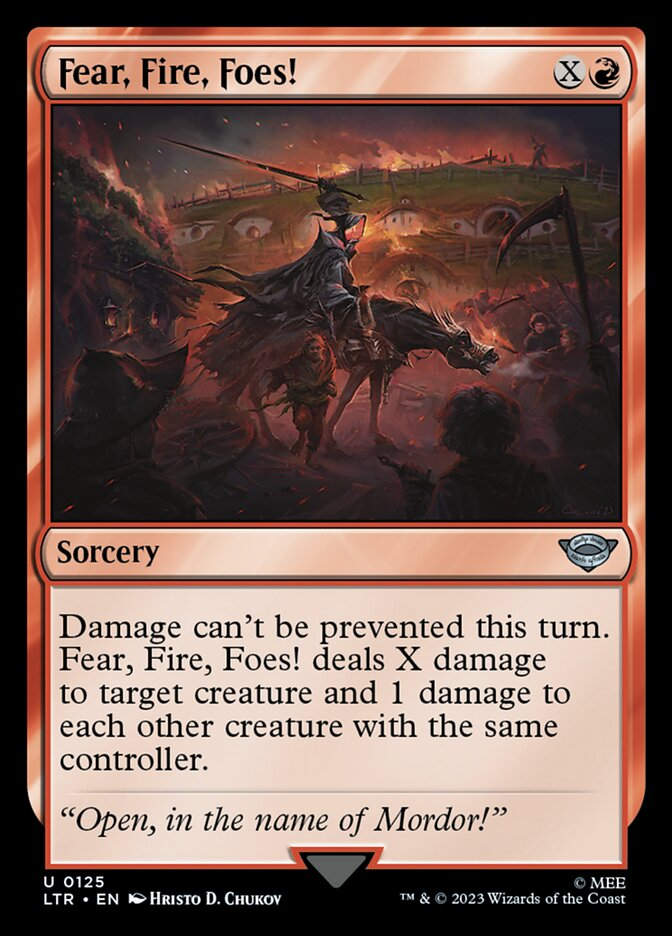 Fear, Fire, Foes! (LTR) (125)