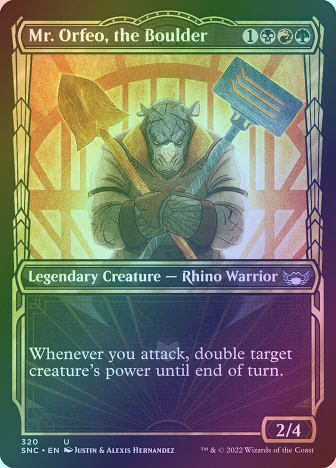 Mr. Orfeo, the Boulder (SNC) (320) / Showcase / Foil
