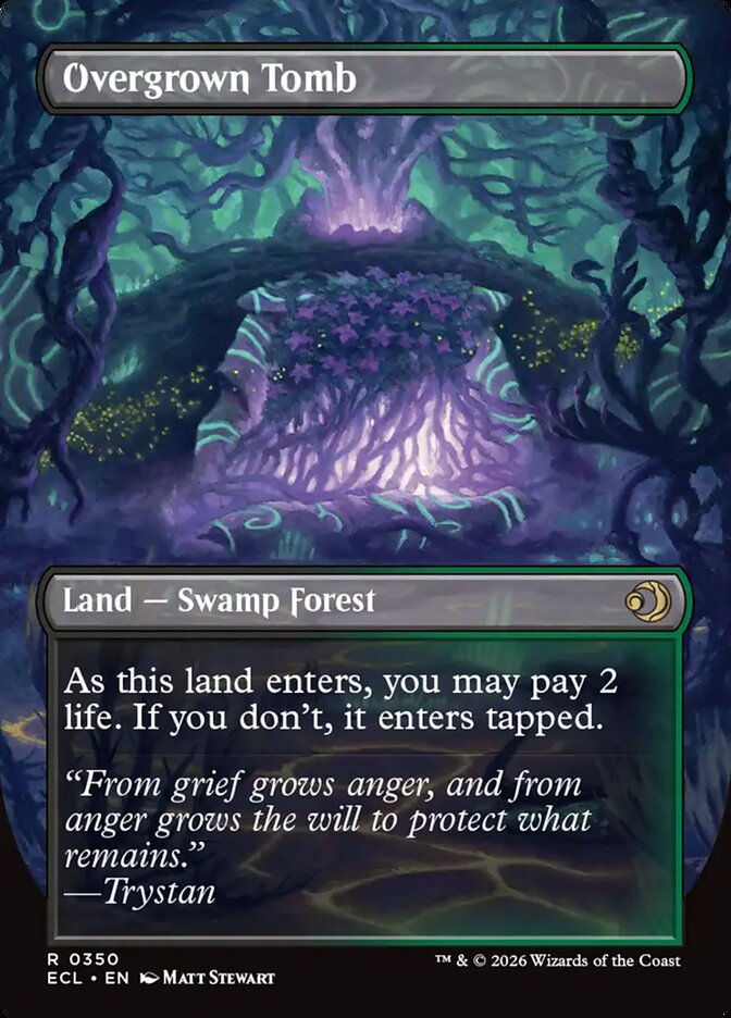 Overgrown Tomb // Overgrown Tomb (ECL) (350) / Borderless — cara 2 de 2