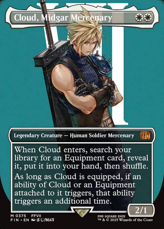 Cloud, Midgar Mercenary (FIN) (375) / Borderless